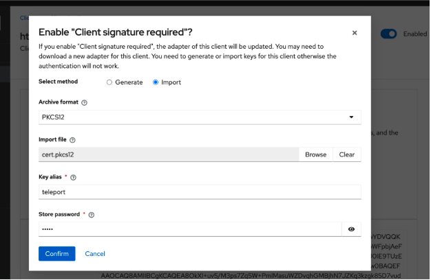 Import Signature